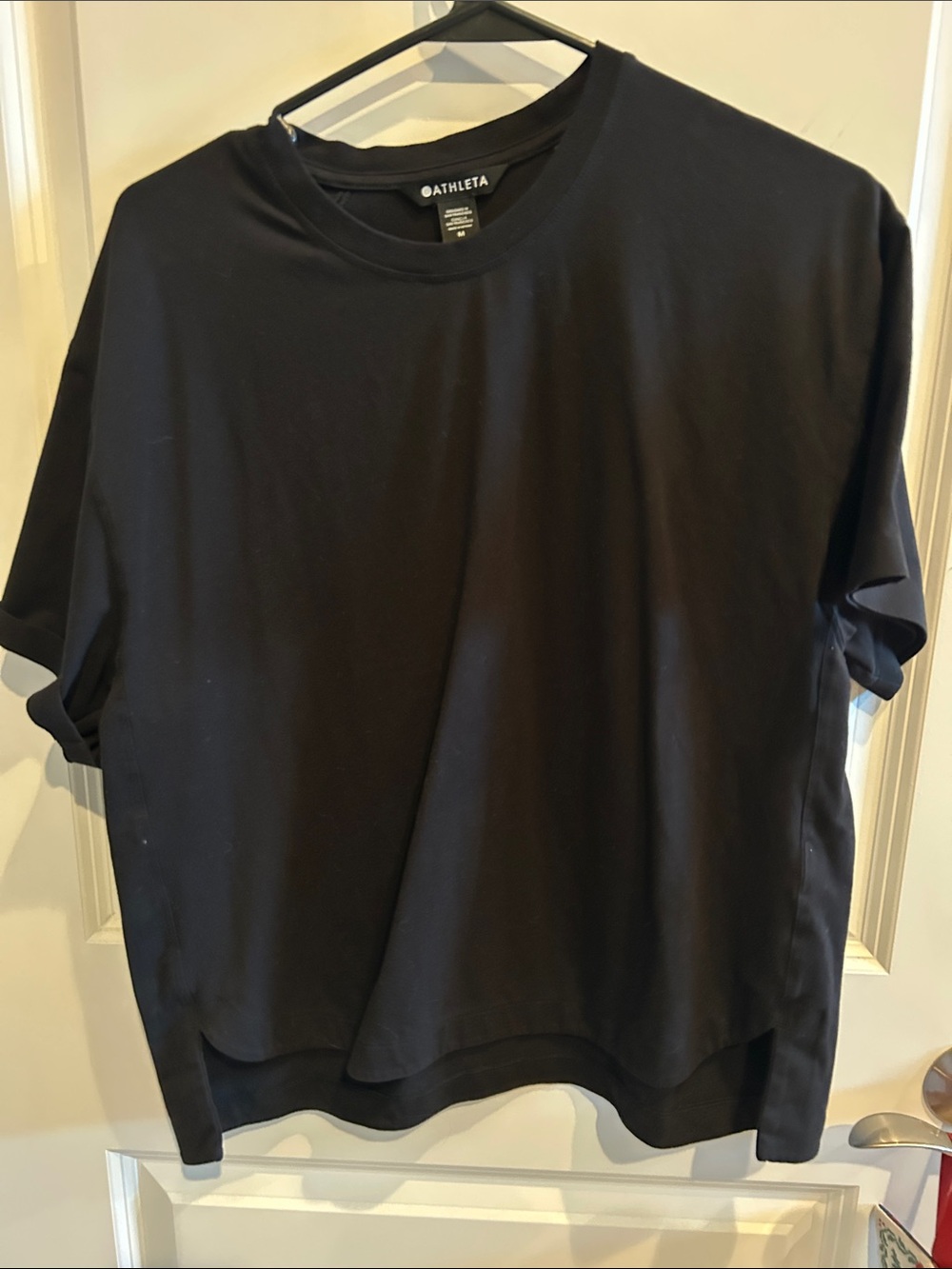Athleta Black Short Sleeve Tee